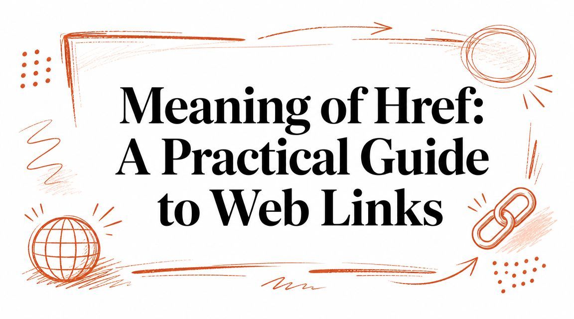 Meaning of Href: A Practical Guide to Web Links